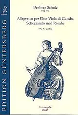  Notenblätter Allegretto und Scherzando und