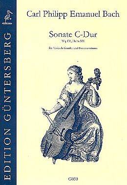 Carl Philipp Emanuel Bach Notenblätter Sonate C-Dur WQ136, Helm558