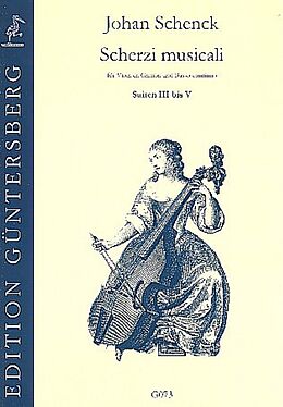 Johannes Schenck Notenblätter Scherzi musicali op.6 (Nr.3-5)