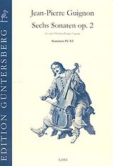 Jean-Pierre Guignon Notenblätter 6 Sonaten op.2 (Nr.4-6) für