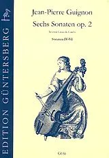 Jean-Pierre Guignon Notenblätter 6 Sonaten op.2 (Nr.4-6) für