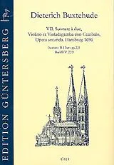 Dieterich Buxtehude Notenblätter Sonata B-Dur op.2,1 BuxWV259 für
