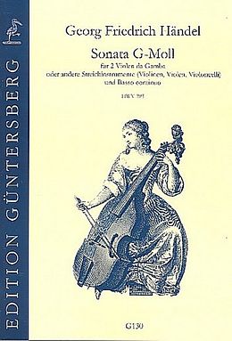 Georg Friedrich Händel Notenblätter Sonate g-Moll HWV393