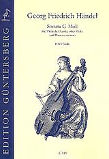 Georg Friedrich Händel Notenblätter Sonate g-Moll HWV364b für