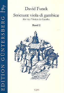 David Funck Notenblätter Stricturae viola-di gambicae Band 2 (Nr.17-32)