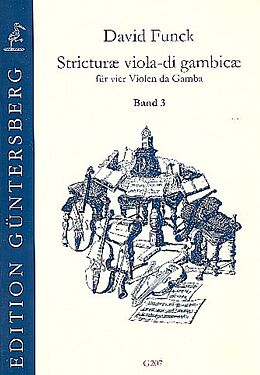 David Funck Notenblätter Stricturae viola-di gambicae Band 3 (Nr.33-43)