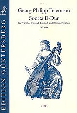 Georg Philipp Telemann Notenblätter Sonate E-Dur TWV42-E6