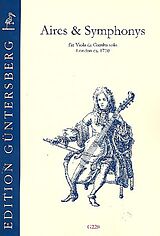  Notenblätter Aires and Symphonies for viola da gamba