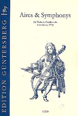 Notenblätter Aires and Symphonies for viola da gamba