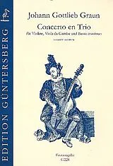 Johann Gottlieb Graun Notenblätter Concerto en Trio GraunWV A-XIII-36