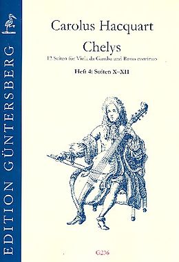 Carolus Hacquart Notenblätter Chelys op.3 Band 4 (Nr.10-12)