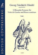 Georg Friedrich Händel Notenblätter 12 Kasseler Sonaten Band 1 (Nr.1-4)