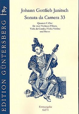 Johann Gottlieb Janitsch Notenblätter Quartett C-Dur