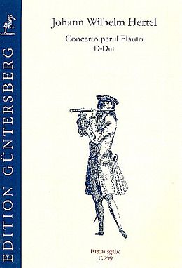Johann Wilhelm Hertel Notenblätter Konzert D-Dur