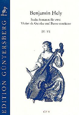 Benjamin Hely Notenblätter 6 Sonaten Band 2 (Nr.4-6)