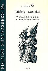 Michael Praetorius Notenblätter Weihnachtliche Bicinien