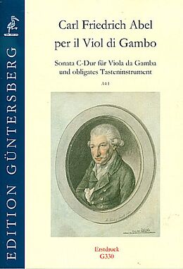 Friedrich Abel Notenblätter Sonate C-Dur A4-1