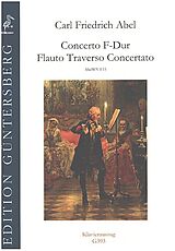 Friedrich Abel Notenblätter Concerto F-Dur AbelWV F15