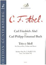 Friedrich Abel Notenblätter Trio c-Moll Nr. 5 AbelWV C56 (Trio Helm 592)