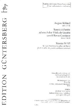 August Kühnel Notenblätter Sonate o Partite Band 2 (Sonatinas Nr.4-6)