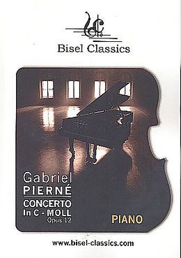 Gabriel Henri Constant Pierné Notenblätter Konzert c-Moll op.12 für Klavier und Orchester