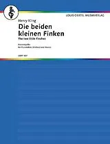 Henri Adrien Louis Kling Notenblätter Die beiden kleinen Finken