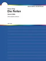 Henri Adrien Louis Kling Notenblätter Die Perlen (Konzertpolka)
