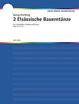 Georg Merkling Notenblätter 2 Elsässische Bauerntänze op.12 Nr.1/2