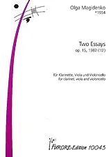 Olga Magidenko Notenblätter 2 Essays op.15 (1982)