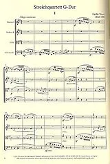 Emilie Mayer Notenblätter Streichquartett G-Dur