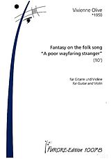 Vivienne Olive Notenblätter Fantasy on the folk song A poor wayfaring stranger