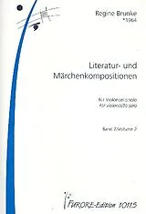 Regine Brunke-Creatafera Notenblätter Literatur- und Märchenkompositionen Band 2