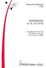 Florentine Mulsant Notenblätter Empreintes op.46