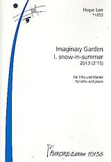 Hope Lee Notenblätter Imaginary Garden Nr.1 - Snow-in-Summer