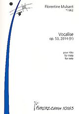 Florentine Mulsant Notenblätter Vocalise op.53
