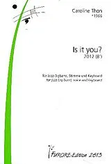 Caroline Thon Notenblätter Is it You