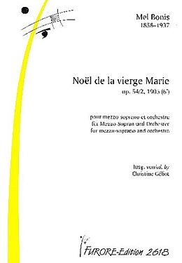 Mel (Domange, Mélanie) Bonis Notenblätter Noel de la vierge Marie op.54,2