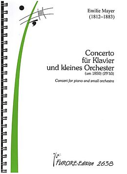 Emilie Mayer Notenblätter Concerto