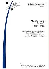 Diana Cemeryté Notenblätter Mondgesang für Mama