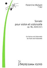 Florentine Mulsant Notenblätter Sonate op.96