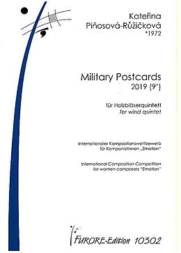 Katerina Pinosova-Ruzickova Notenblätter Military Postcards