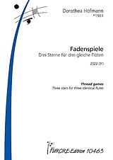 Dorothea Hofmann Notenblätter Fadenspiele (2022) - Drei Sterne