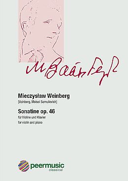 Mieczyslaw Weinberg Notenblätter Sonatine op.46