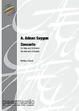 A. Adnan Saygun Notenblätter Viola Concerto op.59