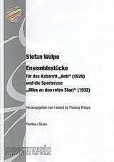 Stefan Wolpe Notenblätter Ensemblestücke