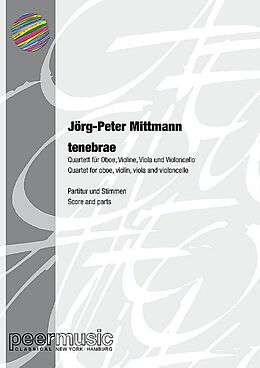 Jörg-Peter Mittmann Notenblätter tenebrae