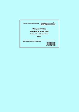 Mieczyslaw Weinberg Notenblätter Concertino op.43 bis (1948)