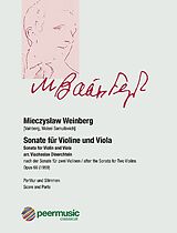 Mieczyslaw Weinberg Notenblätter Sonate