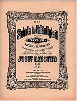 Josef Haustein Notenblätter Schule der Geläufigkeit op.13,2