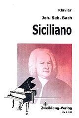 Johann Sebastian Bach Notenblätter Siciliano BWV1031